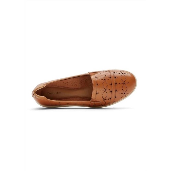 NEW COBB HILL Bailee Slip On Leather Tan - Picture 2 of 16